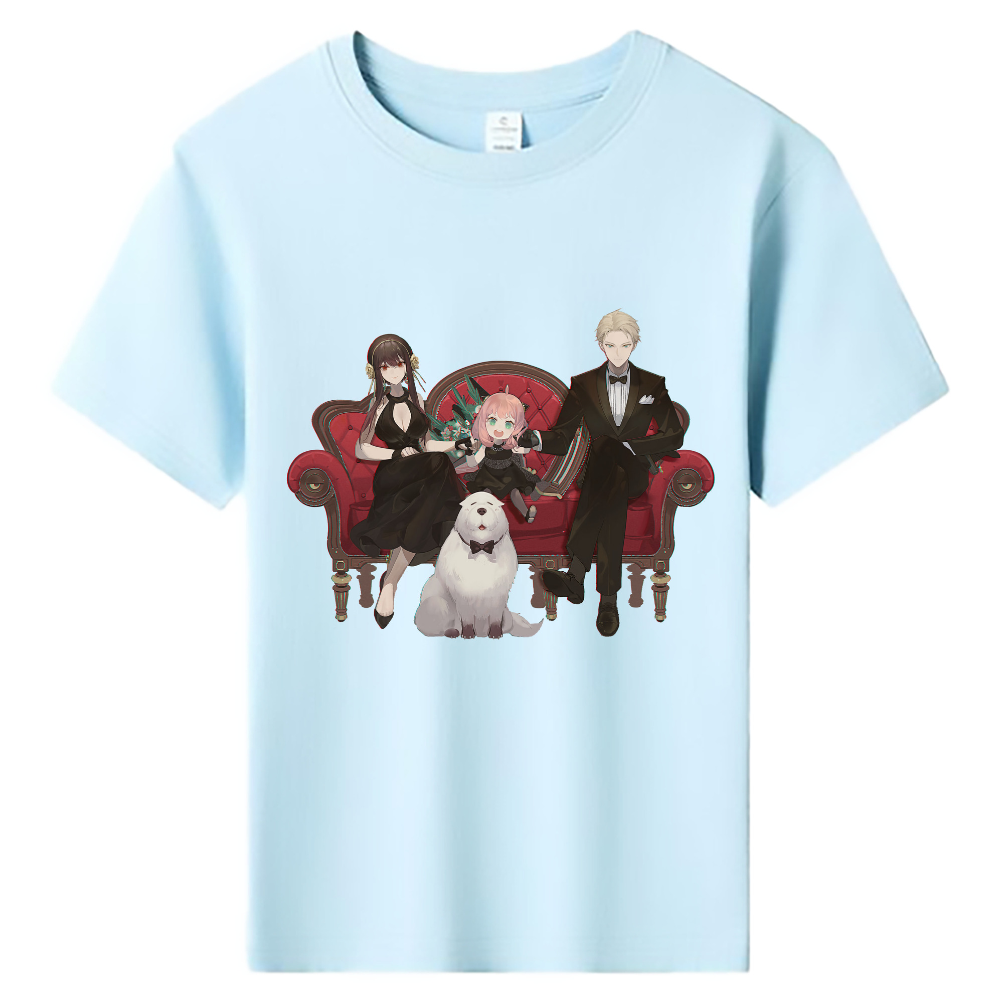 （画像用） SPY×FAMILY间谍家家酒 綿100％キッズTシャツ（フロントプリント）